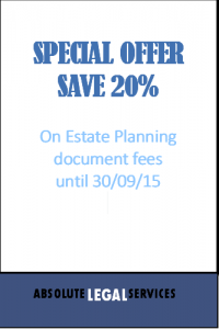 estate planning document fees